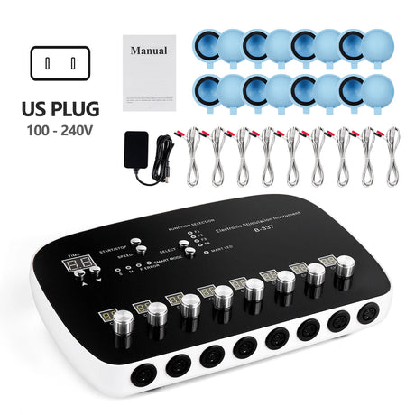 Microcurrent Muscle Stimulator EMS Tens Body Shaping Massage Breast Enhancement Neck Shoulder Back Arm Leg Massage Machine