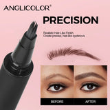 Velvet Wild Eyebrow Pencil Square Angled Brush Multifunction 3D Brow Dye Cream Hairline Anti-smudge Waterproof Eyebrow Tint Pen