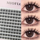 1/box 90 clusters idol False Eyelashes Black Natural Manga Lashes Anime Eyelashes Large Capacity Lashes Extension Chinese Makeup
