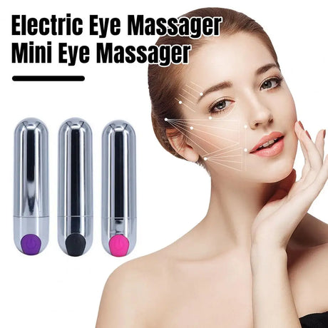 Electric Eye Massager Adjustable Waterproof Mini Vibration Pen Anti Wrinkle Quiet Lifting Eye Body Face Beauty Device