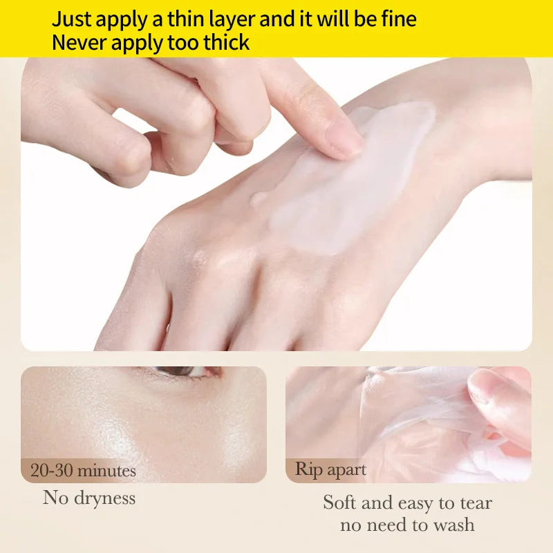 Rice Pulp Peel-Off Mask: Absorbs And Removes Blackheads And Whiteheads, Exfoliates, Whitens, Moisturizes, And Firms The Skin.
