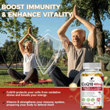 CoQ10 Ubiquinone 400mg Supplement, with L-Carnitine & PQQ, Supports Heart Health, Energy Metabolism, Antioxidant & Vitality