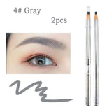 1818 Waterproof Eyebrow Pencil Microblading Permanent Makeup Dermatograph Pencil Peel Off Pull Roll Paper Eyebrow Pencil Set