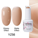Clou Beaute Gel Nail Polish Neon Brown Royal Blue Red Green Pastal Nude Nail Art Varnishes Gel Lacquer Top Coat UV Gel Nail
