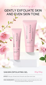 Sakura Exfoliating Peeling Gel Facial Scrub Moisturizing Nourishing Repair Scrubs Face Cream Beauty Skin Care 30g/50g