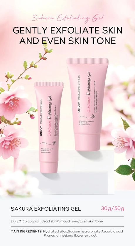 Sakura Exfoliating Peeling Gel Facial Scrub Moisturizing Nourishing Repair Scrubs Face Cream Beauty Skin Care 30g/50g