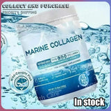 Marine Collagen Peptides Powder - Type I III Collagen with Probiotics, Vitamin C & Hyaluronic- Unflavored - 12.35oz/35 Servings