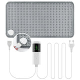 Electric Heating Pad with 9 Heat Settings 4 Timers, Soft Plush USB Washable Heated Mat for Back Neck Belly Office Home