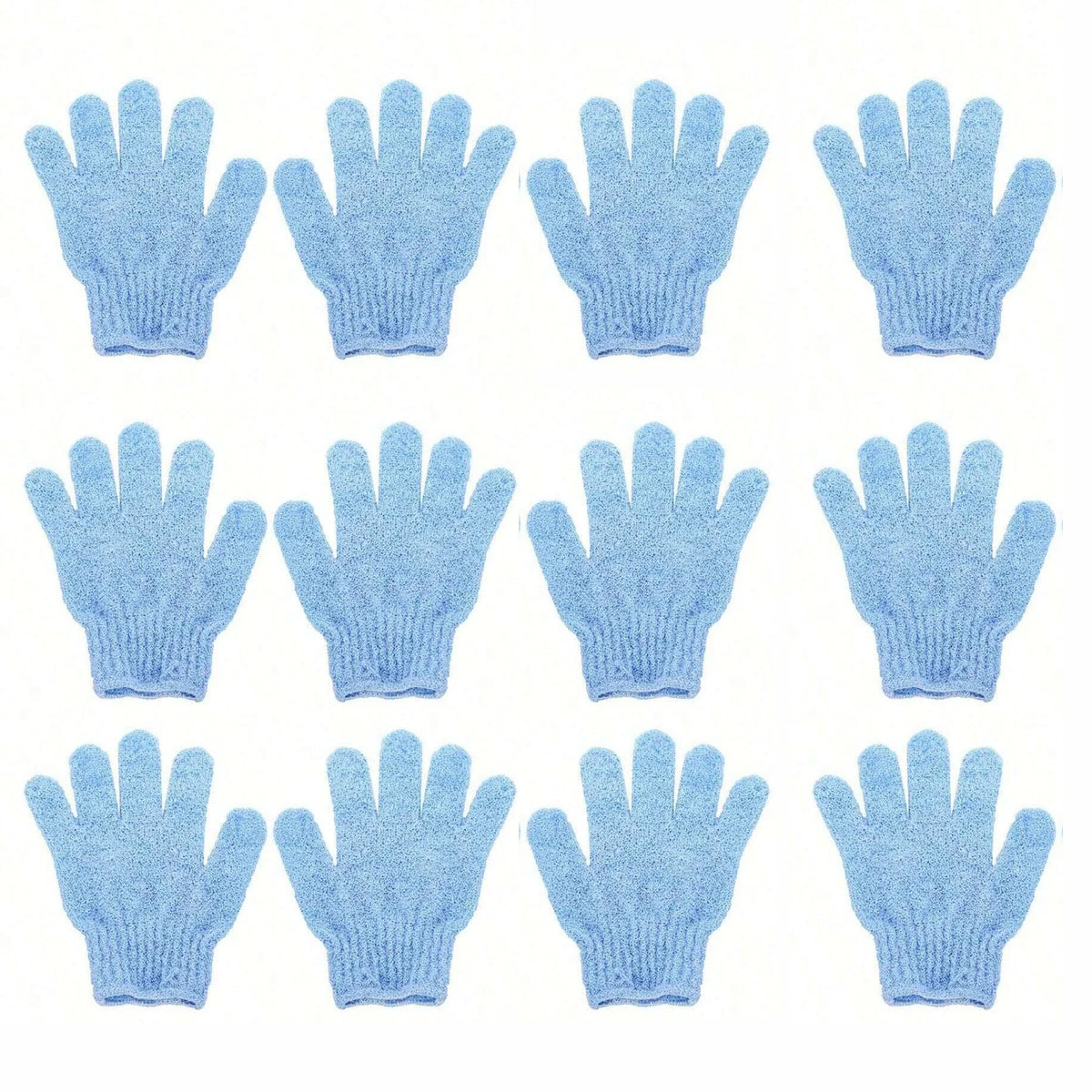 2pcs/6pcs/12pcs Reversible Exfoliating Shower Gloves, Body Scrub Gloves, ,Cleansing Tools Bath Towel Bath Products Back Scrub