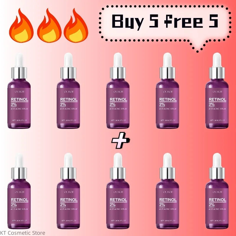 Facial Retinol Serum Whitening Moisturising Fade Fine Lines Anti Wrinkle Anti Ageing Rejuvenate Your Face Korean Cosmetics 30ml