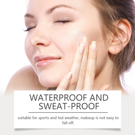Color Changing Foundation Hyaluronic Acid Waterproof Oil Control High Coverage Makeup Base Magic Covering Foundation Liquid 30ml
