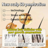 Gray To Black Hair Oil Reduces Premature Graying  Nourishes Follicles Restores Natural Black Pigment Darkening Gray/white Hair
