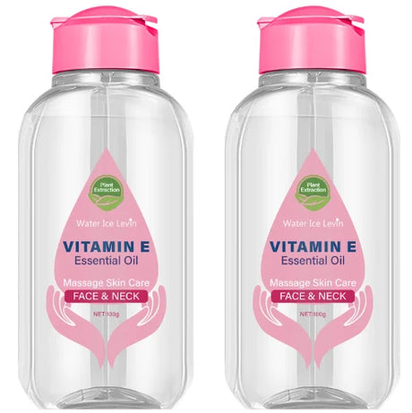 Vitamin E Essential Oil with Niacinamide & Ceramide - Face & Neck Massage Skin Care for Even Tone