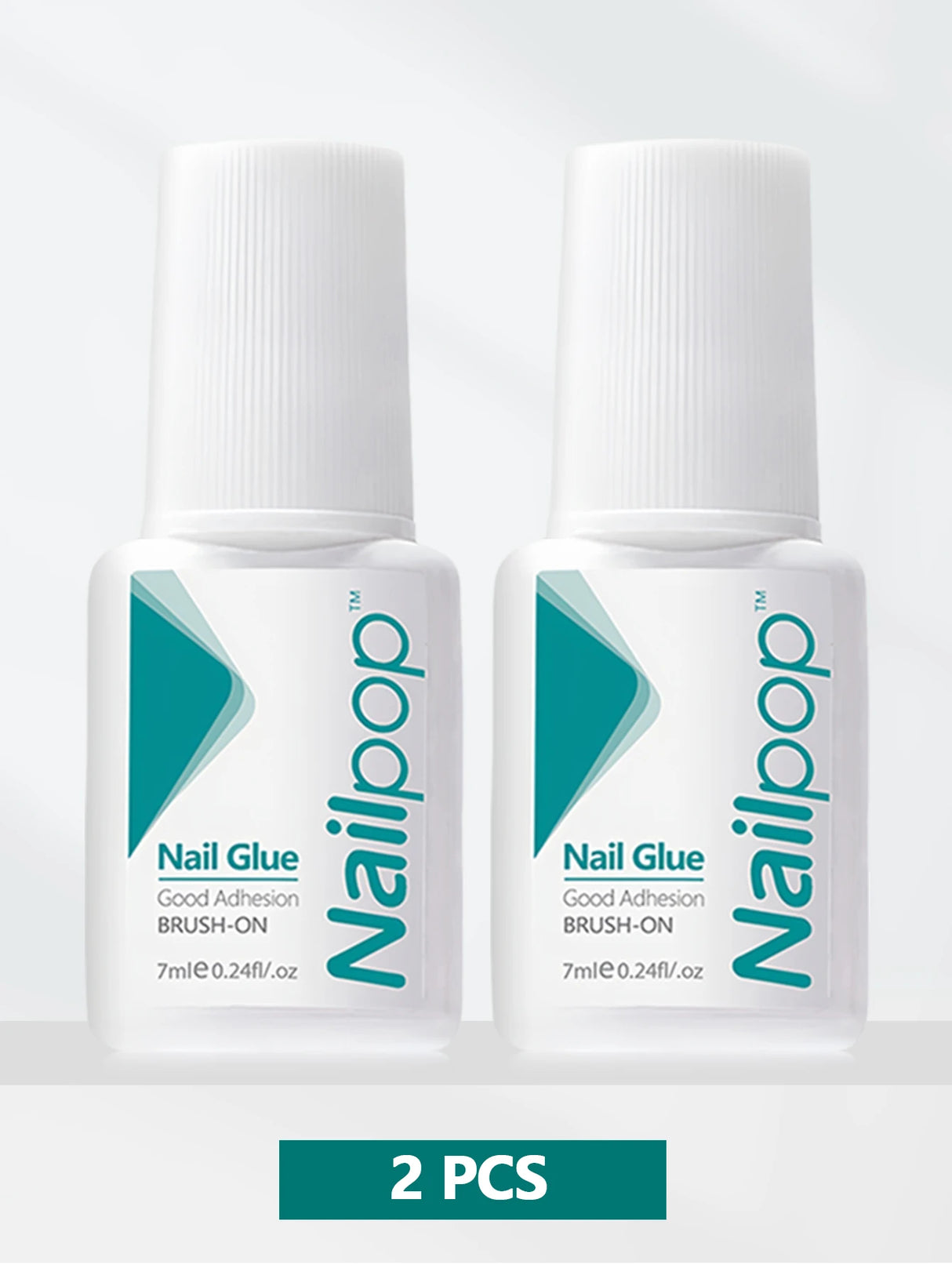 Nailpop SafeDry Eco Quick Dry Nail Glue 6/7ML Strong Hold Low Odor Clear False Nail Tips Adhesive Professional DIY Home 1/2pc