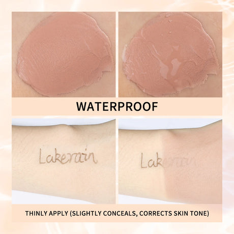 Waterproof Color Changing Liquid Foundation Centella Korean High Coverage Foundation Cream For Face Base Makeup