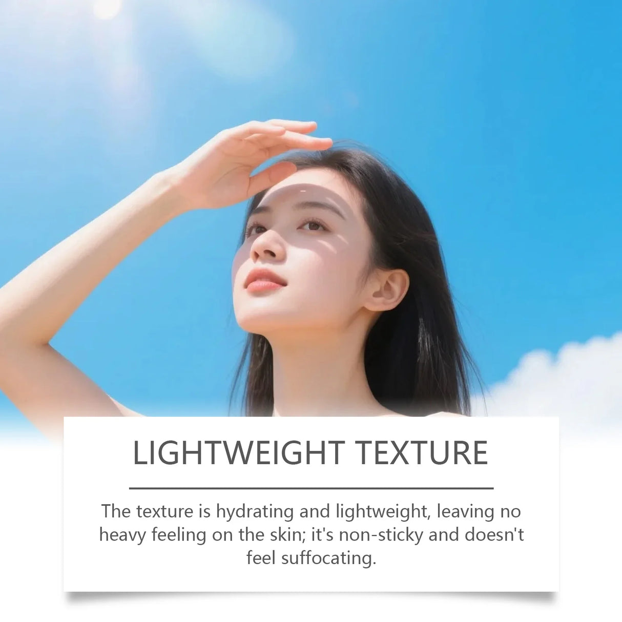 Whitening Sunscreen Spray SPF50+ Lasting Anti UV Lightweight Refreshing Clear Waterproof Water Feeling Hydrating Sun Care Mist
