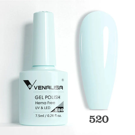 VIP5 Venalisa Nail Gel Polish Jelly Color HEMA/TPO FREE Nude Pink Semi Permanent Soak Off UVLED Gel Polish Sparkle Gel Varnish