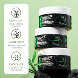 100g Bamboo Charcoal Peel-Off Mask Blackheads Remover Deep Cleansing Mask Face Care Smoothing Face Mask Improve Roughness Skin