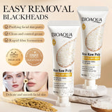 BIAOQUA White Rice Face Peeling Mask Moisturizing Remove Blackhead Whitening Anti-aging Anti Wrinkle Facial Peel Masks Skin Care