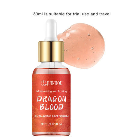 JUINHOU Dragon Blood Hydration Serum Infused With Dragon's Blood Extract Niacinamide Brighten Skin Refines Pores Bouncy All Day