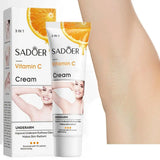 Vitamin C Underarm Cream Skin Whitening Cream For Body, Dark Spot Remover Corrector For Neck,Armpit,Underarm,Elbow, Knees