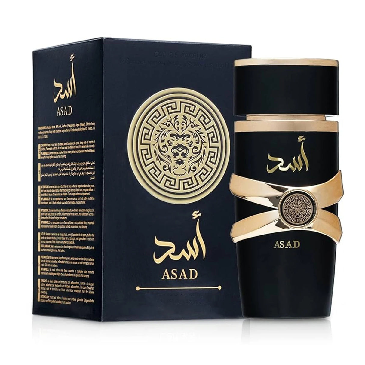 Perfumes Asad for Unisex Eau De Parfum Spray, 3.4 oz – Vanilla, Oriental, Spicy, Refreshing Oud and Musk Fragrances