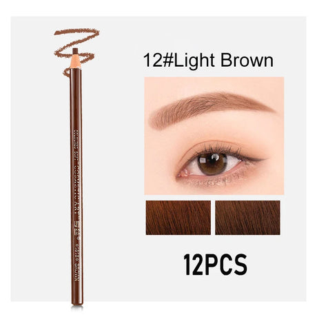 Waterproof Eyebrows Pencil Microblading Peel Off Pull Roll Paper Eyebrow Pencil Set Permanent Makeup Dermatograph Pencil