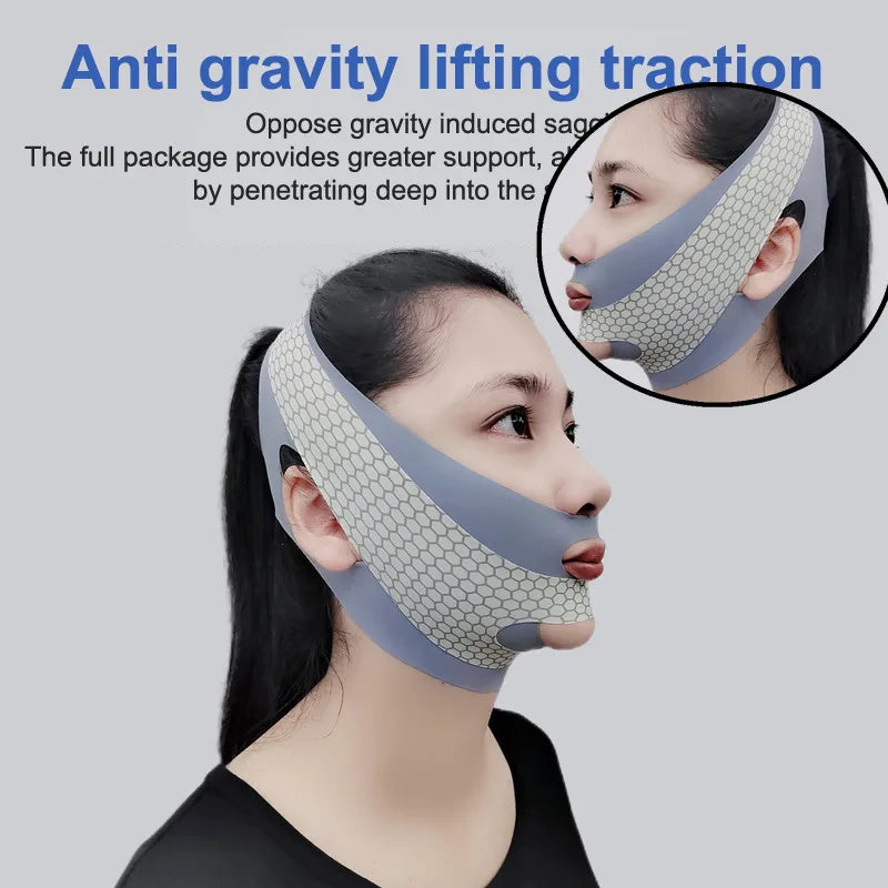 1pc Face-Lift With Sleep Faces V Shaper Facial Slimming Bandage Relaxation Shape Lift Reduce Double Chin Face Thining Band
