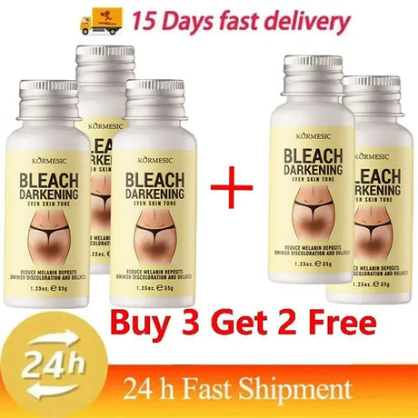 Body Whitening Cream Private Parts Underarm Bleaching Serum Whiten Butt Knee Brighten Inner Thigh Intimate Dark Remove Melanin