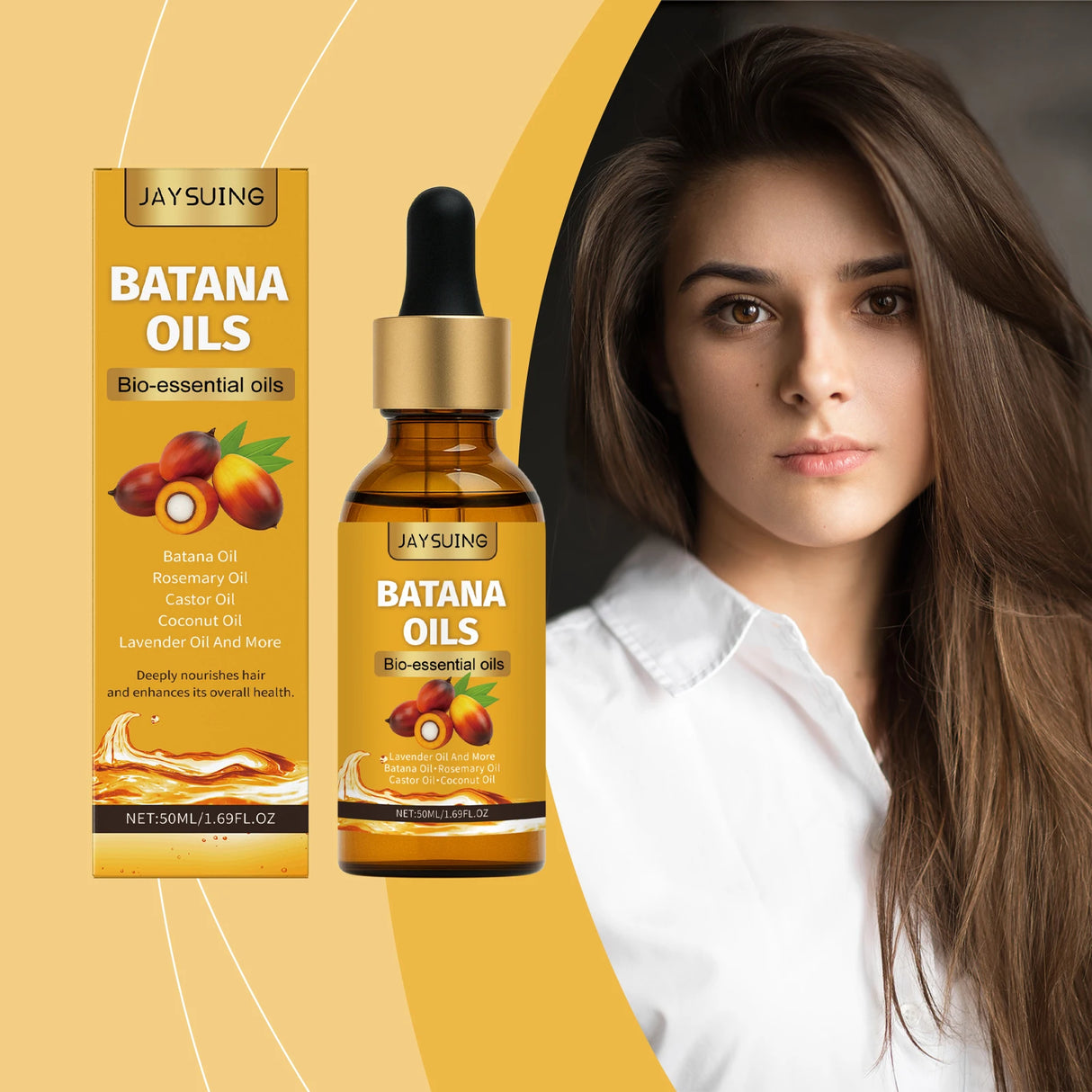Batana Nourishing Hair Oil Soothing Hair Scalp Promote Microcirculation Enhance Elasticity Hair Roots Deep Moisturizing Care Oil