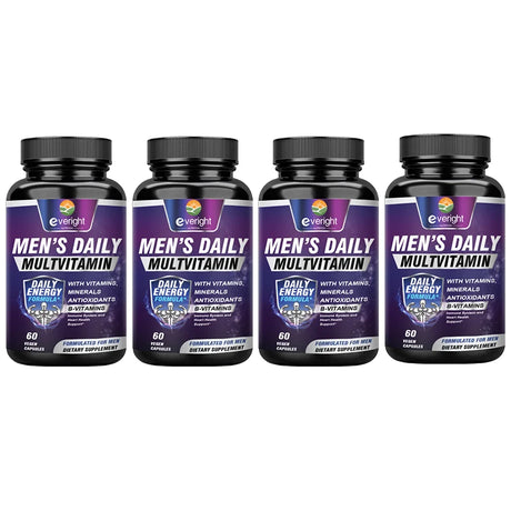 Men's Multivitamin – Immune Boost with Vitamins A, B12, C, D | Daily Energy & Non-GMO
