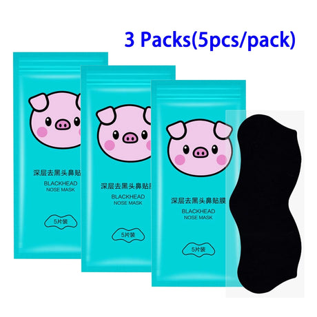 Bamboo Charcoal Blackhead Remover Nose Mask Peeling Mask Deep Cleansing Shrink Pore Moisturizing Skin Care