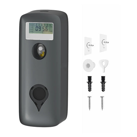 Liquid Air Freshener Dispenser Wall Mounted Automatic Fragrance Perfume Spray Room Toilet Odor Eliminator LCD Programmable 300ML