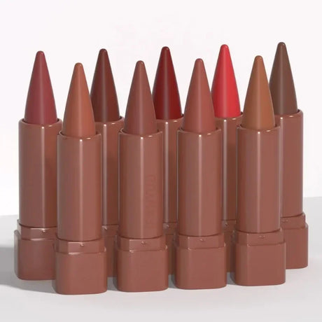 9 Colors Gradient Lip Liner Matte Black Brown Velvet Lipstick Waterproof Non Sticky Contouring Tint Lipliner Crayon Lip Makeup
