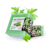Turmeric Soap with Plant Essential Oils, Handmade Cleansing Bar for Face & Body, Ginger-Infused Traditional Formula