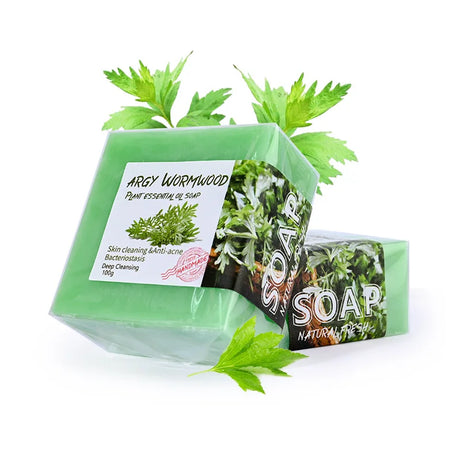 Turmeric Soap with Plant Essential Oils, Handmade Cleansing Bar for Face & Body, Ginger-Infused Traditional Formula