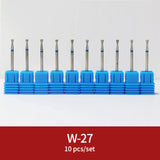 Diamond Ceramic Nail Drill Bits Milling Cutter For Manicure Left Right Rotary Cuticle Files Buffer DIY Nails Accessories Tools