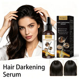 Hair Darkening Serum Deep Clean Scalp Dirt Nourish Strengthen Hair Roots Prevent Hair Loss Anti Breakage Hair Care Essence