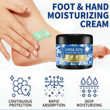 GSWP Urea Salicylic Acid Hand & Foot Moisturizing Cream, Containing Aloe Vera & Tea Tree Oil, Nourishes Dry Skin. 60g/120g