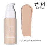 Langmanni 30ml Matte Face Foundation Cream Waterproof  Liquid Foundation Oil Control Cover Base Concealer Makeup Cosmetics