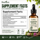 Docteat Lymphatic Drainage Liquid Herbal Extract with Boosts Clarity Supports Energy and Promotes Vitality Easy To Use 60 ML