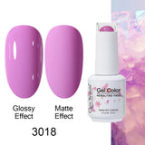 Clou Beaute Gel Nail Polish Neon Brown Royal Blue Red Green Pastal Nude Nail Art Varnishes Gel Lacquer Top Coat UV Gel Nail