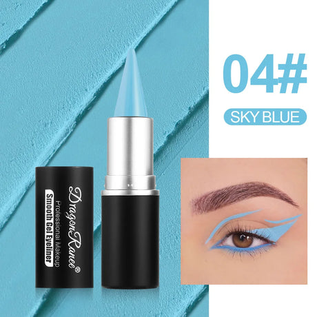 Matte Eyeliner Pencil Black White Blue Green Cream Waterproof