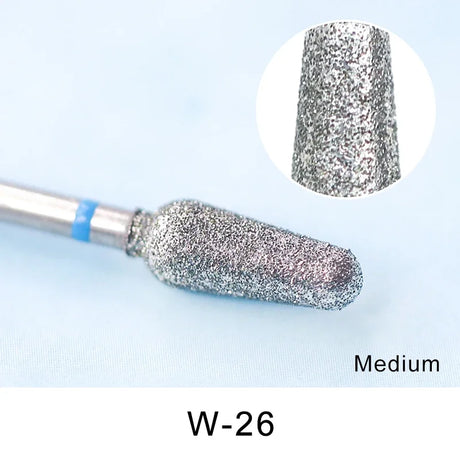 Diamond Ceramic Nail Drill Bits Milling Cutter For Manicure Left Right Rotary Cuticle Files Buffer DIY Nails Accessories Tools
