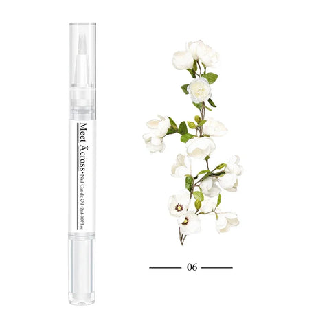 Nail Nutrition Oil Pen Nail Strengthener for Thin Nails And Growth 6 Smells Nail Treatment Cuticle Revitalizer Oil Manicure Nail