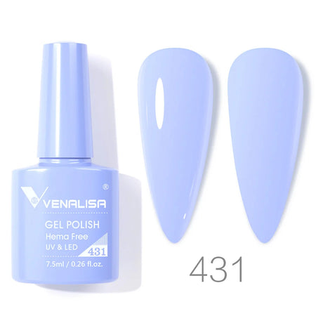 VIP5 Venalisa Nail Gel Polish Jelly Color HEMA/TPO FREE Nude Pink Semi Permanent Soak Off UVLED Gel Polish Sparkle Gel Varnish