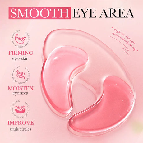 BIOAQUA Snail Crystal Collagen Eye Mask Anti Dark Circles Anti-Wrinkles Moisturizing Whitening Anti-Aging Eye Patches Skin Care