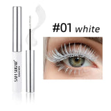 Colorful Slender Mascara Waterproof Fast Drying Curling Eyelashes Multicolor Lashes Makeup Long Lasting Blue Green Cosmetics