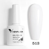 Venalisa HEMA TPO FREE Nail Gel Polish Glitter Gorgeous Full Coverage Soak Off UV LED French Nail Jelly Pink Nude Collection
