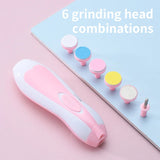Multifunctional Electric Baby Nail Trimmer Set, Gentle Fingernail & Toenail File Clipper, Safe Manicure Tool for Newborn Daily N